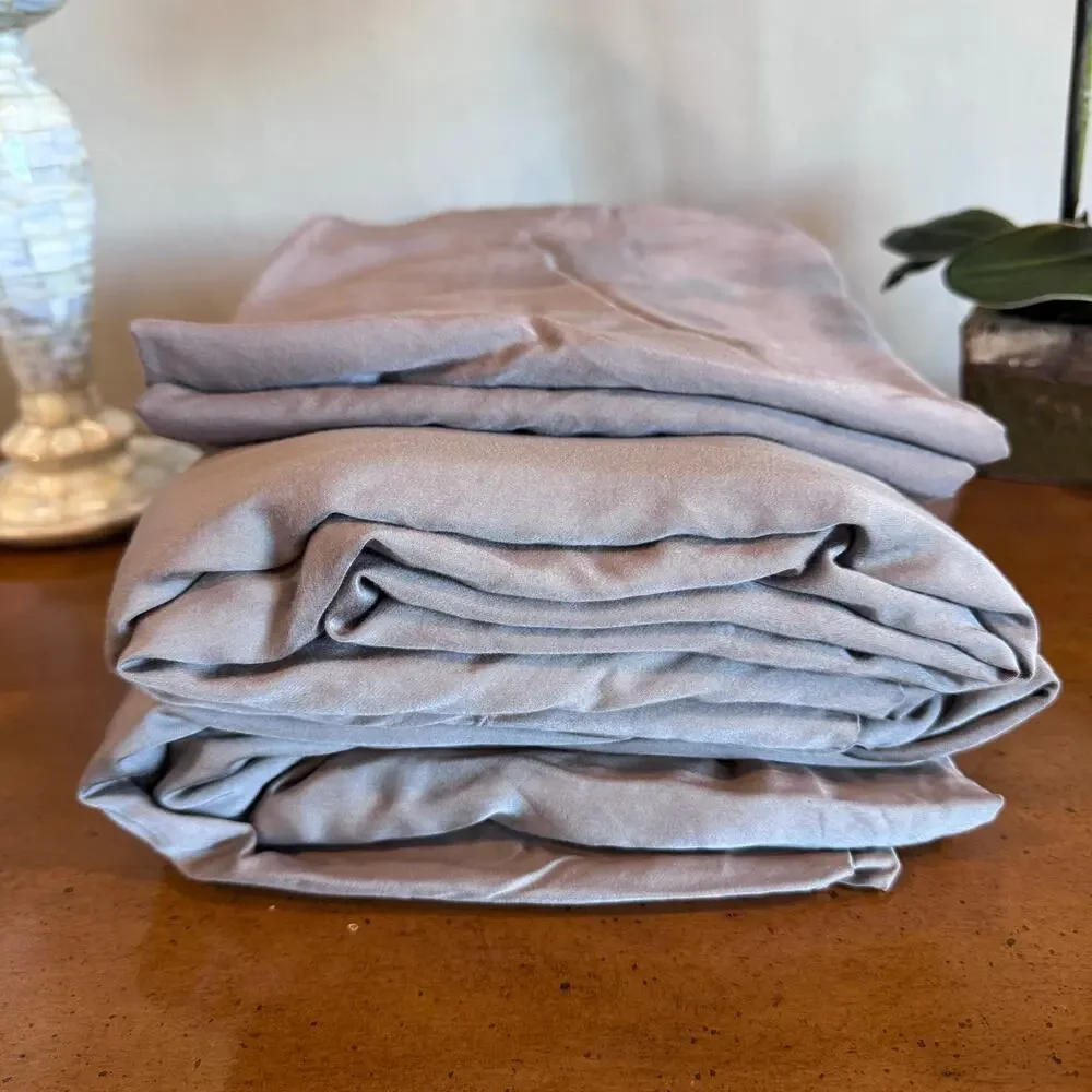 Quince Bamboo Sheet Set King Stone NWOT